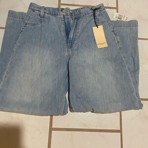 Scotch & Soda Light Blue Wide Leg Jeans